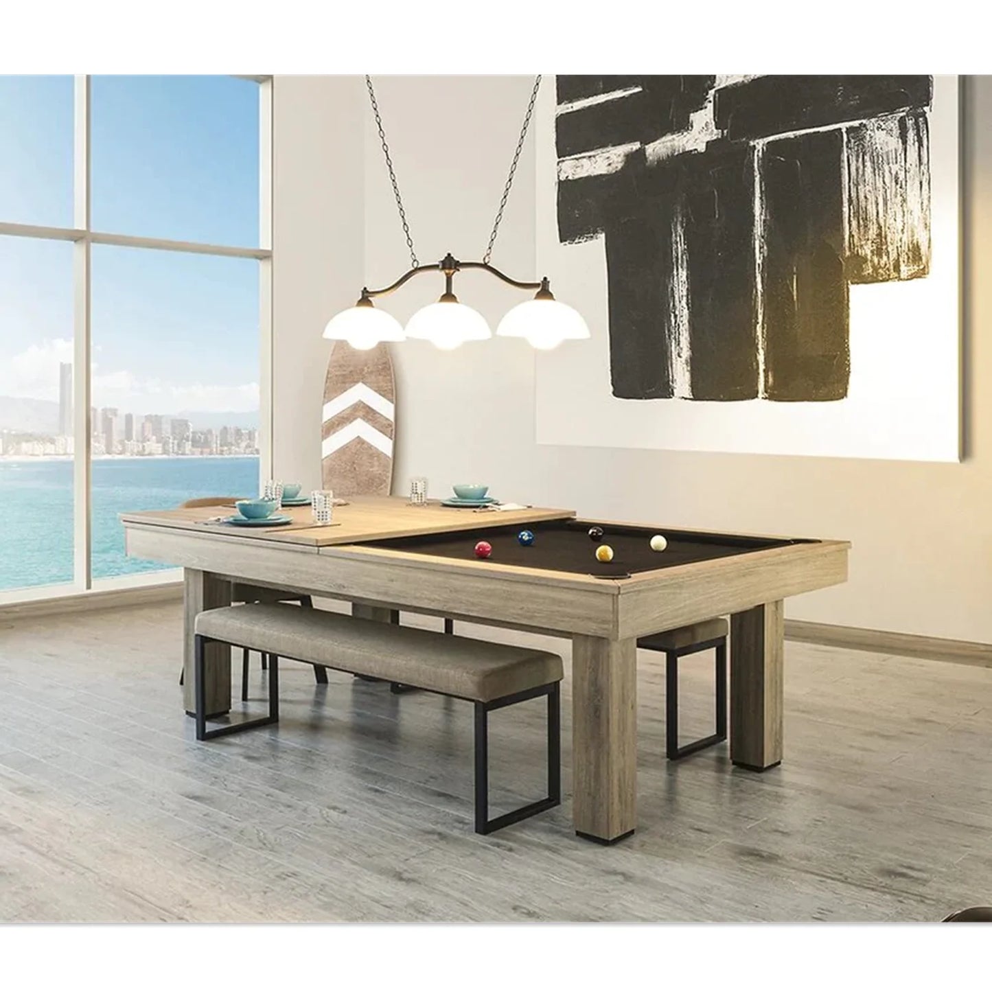 uxuan zendra pool table dining